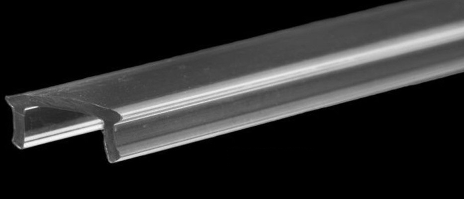 EU Product - U-Profil zub ALU005 PMMA clear diffusor/cover Kunststoffabdeckung thumbnail