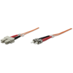 Intellinet 1.0m ST-SC M/M InfiniBand en Glasvezelkabel 1 m Oranje