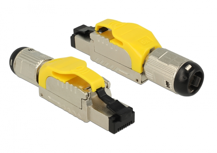 Image of DeLOCK 86287 wire connector RJ-45 Silver, Yellow