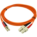 StarTech.com 50FIBLCSC2 fiber optic cable 78.7" (2 m) LC SC OM2 Orange