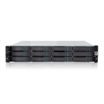 Infortrend GS 3012 G3 NAS Rack (2U) Ethernet LAN Black, Grey