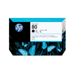 HP 80 zwarte inktcartridge, 350 ml