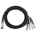 BlueOptics 721064-B21-BL InfiniBand en Glasvezelkabel 3 m QSFP 4xSFP+ Zwart