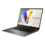 ASUS Vivobook 14 Flip TP3407SA-QL010W Copilot+ PC Intel Core Ultra 7 256V Hybrid (2-in-1) 35.6 cm (14") Touchscreen WUXGA 16 GB LPDDR5x-SDRAM 1 TB SSD Wi-Fi 7 (802.11be) Windows 11 Home German Grey