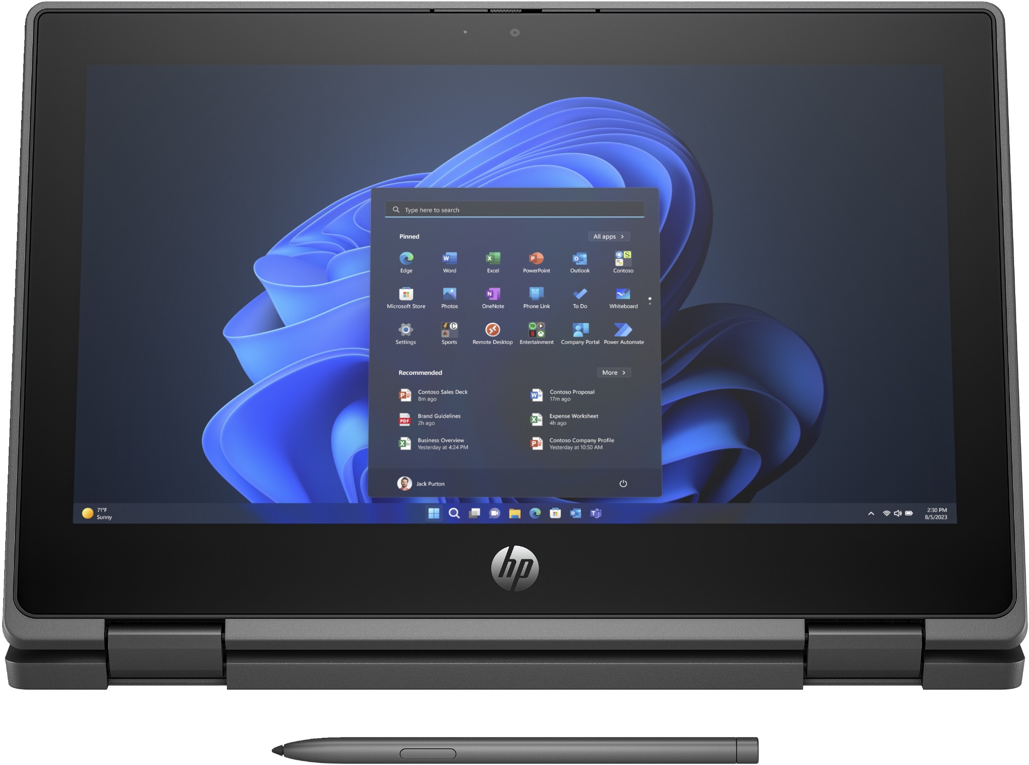 HP Pro x360 Fortis 11 11.6 inches G11 N100 8GB 9E8T4UT#ABA Laptop HP Pro x360 Fortis 11 11.6 inches G11 N100 8GB 9E8T4UT#ABA Laptop
