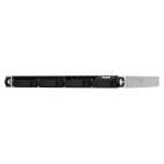 QNAP TS-h987XU-RP NAS Rack (1U) Nätverksansluten (Ethernet) Svart, Silver E-2334