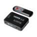 Maplin HDMI Switch 3 Ports In 1 Port Out Ultra HD 4K@60Hz with Remote Control
