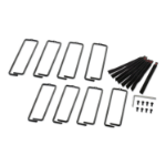 APC NetShelter Cable Management, Vertical Cable Manager, Rings, for NetShelter 750 and 800mm W Enclosures, Set of 8, 76 x 19 x 203 mm