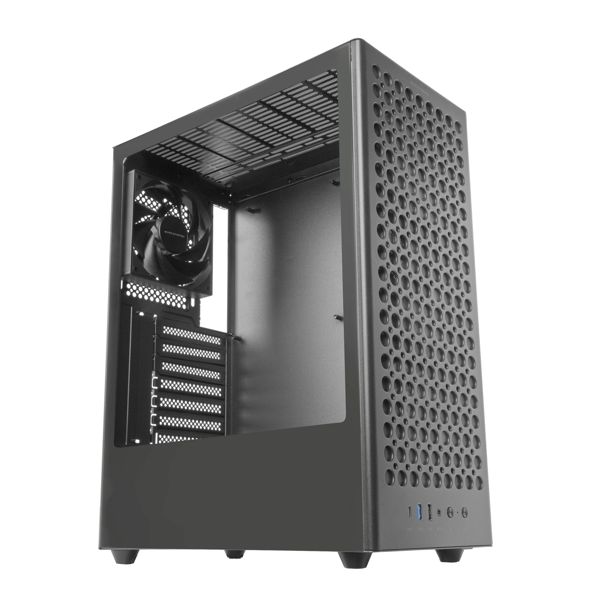 Mars Gaming Black Mct800 Computer Case Midi Tower