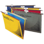 CRYSTALFILE SUSPENSION FILES FOOLSCAP ASSORTED COLOURS PACK 25