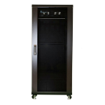 Extralink Rackmount cabinet 27U 600x800 Black standing