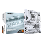 GIGABYTE B850 EAGLE ICE Motherboard - AMD Ryzen 9000 Series CPUs, 8+2+2 Phases Digital VRM, up to 8200MHz DDR5 (O.C), 1xPCIe 5.0 + 2xPCIe 4.0 M.2, 2.5 GbE LAN, USB 3.2 Gen 2