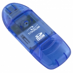 TITANUM TA101B card reader USB 2.0 Blue