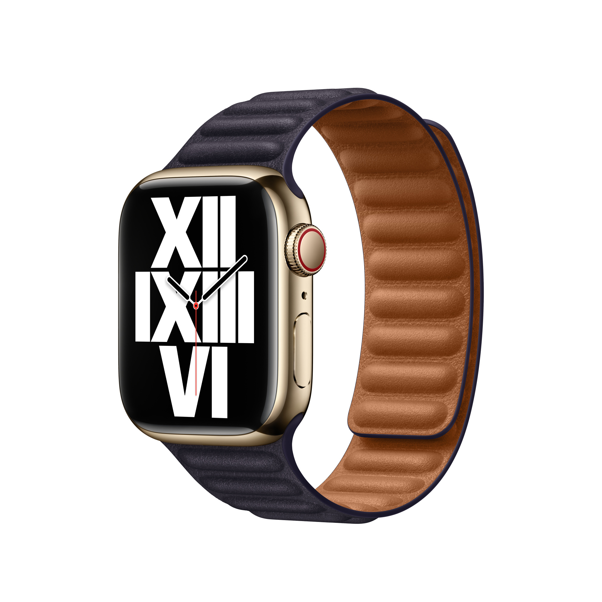 Photos - Smartwatch Band / Strap Apple MP833ZM/A Smart Wearable Accessories Band Violet Leather 