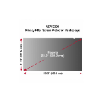 Viewsonic VSPF2300 display privacy filters 58.4 cm (23")
