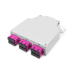 Digitus Fiber optic DIN rail box, MM-OM4, assembled, with SC adapter and pigtail