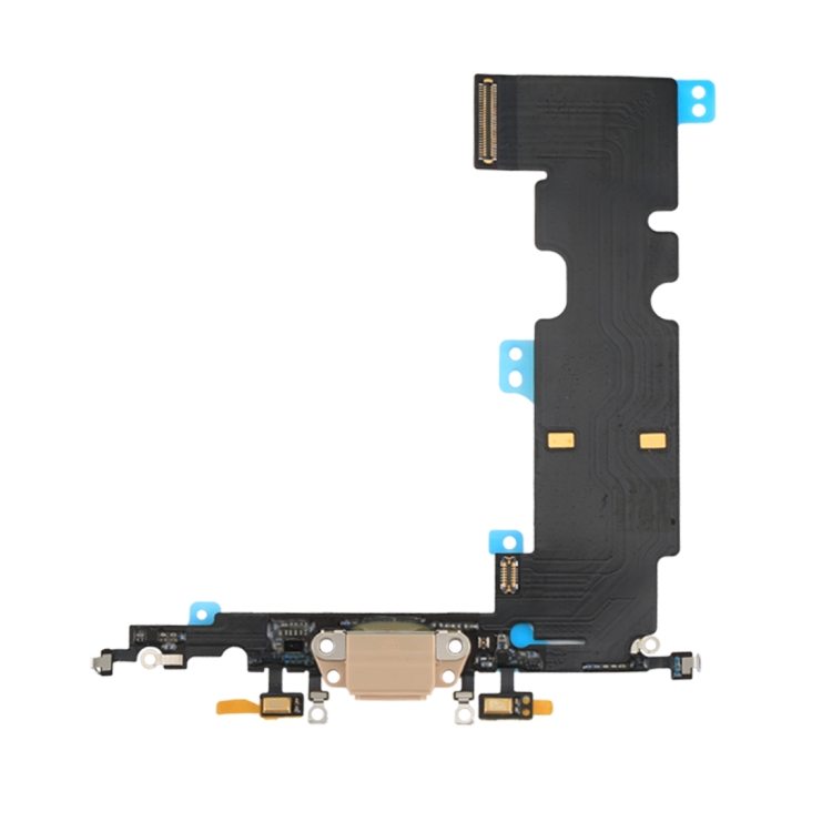 EU Product - iPhone 8 Plus Charging Microfone Flex Gold thumbnail