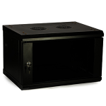4XEM 4XRACK9U rack cabinet 9U Wall mounted rack Black