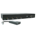 Tripp Lite B320-4X1-HH-K1 4-Port HDMI Switch Kit, 4K 60 Hz, 4 HDMI Inputs to 1 HDMI over Cat6 Extender, 50 ft., TAA