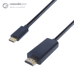 connektgear 2m USB 3.1 Connector Cable Type C male to HDMI male