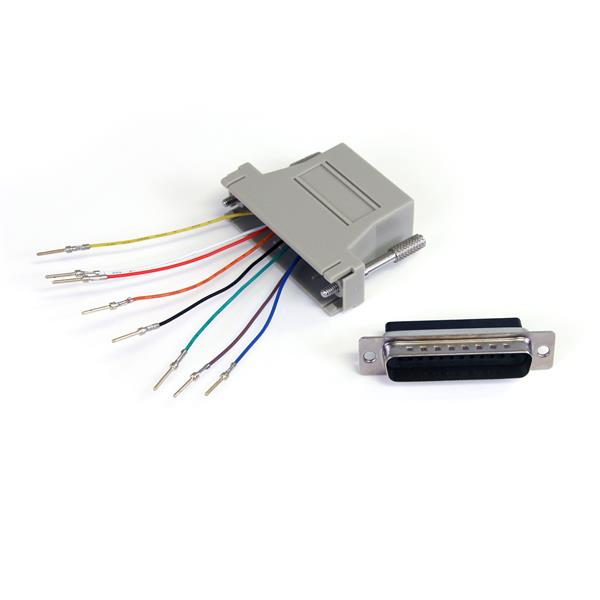 Image of StarTech.com DB25 to RJ45 Modular Adapter - M/F