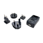 Unitech 5V/2A USB power adaptor with US/EU/UK/AU plugs