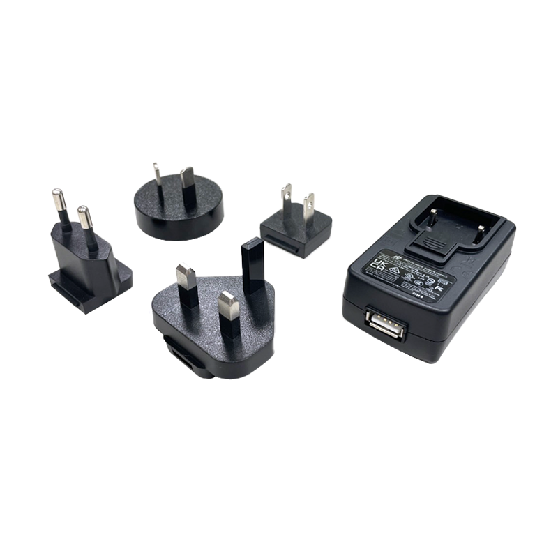 Image of Unitech 5V/2A USB power adaptor with US/EU/UK/AU plugs
