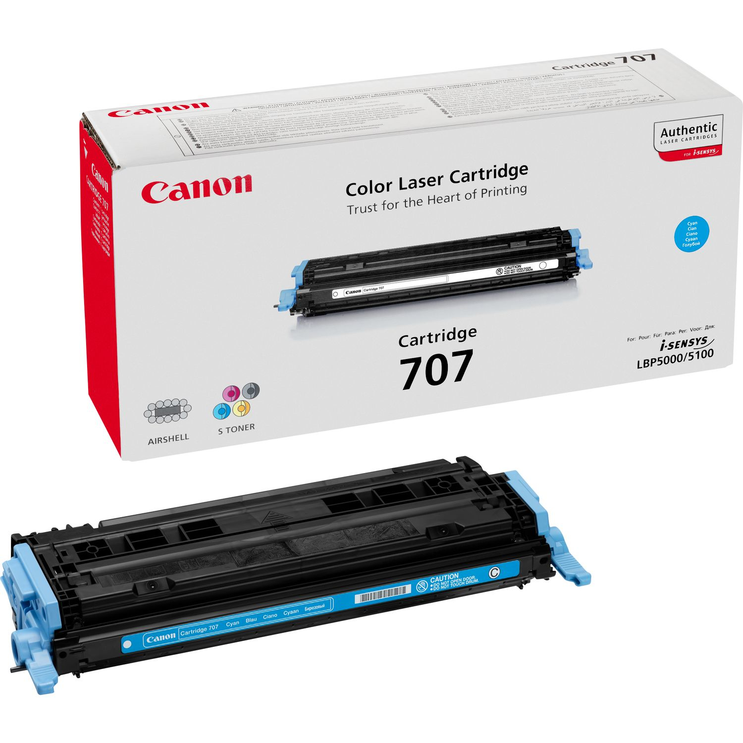 Canon 9423A004/707C Toner cartridge cyan. 2K pages/5% for Canon LBP-50
