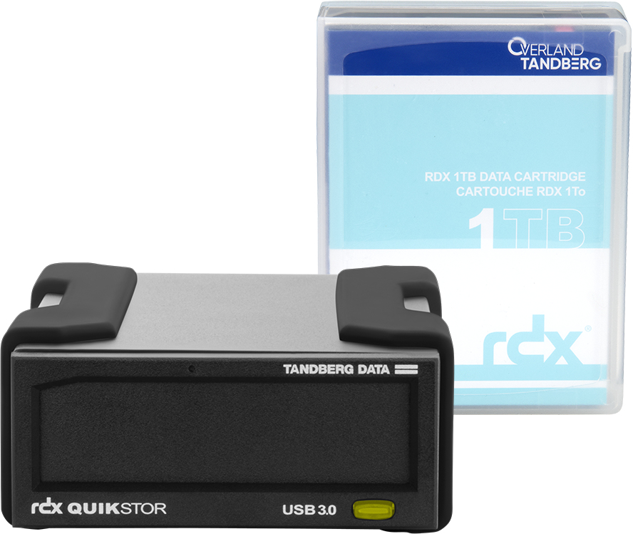 Image of Overland-Tandberg RDX External drive kit with 1TB HDD, USB3+