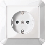 Merten MEG2301-1019 socket-outlet CEE 7/3 White