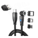 JLC 7 pin 6 in 1 braided data and changing magnetic cable 2m