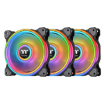 Thermaltake Riing Quad 14 RGB Computer case Fan 5.51" (14 cm) Black 3 pc(s)
