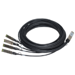 HPE Networking Comware X240 40G QSFP+ to 4x10G SFP+ 3m Direct Attach Copper Splitter Cable