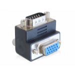 DeLOCK 65289 cable gender changer VGA Black, Silver
