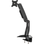 Aavara GS110C AAVARA SINGLE MONITOR STAND with 2 PIVOT, CLAMP + GROMET FREESTYLE .CURVED SCREEN, up to 49 .