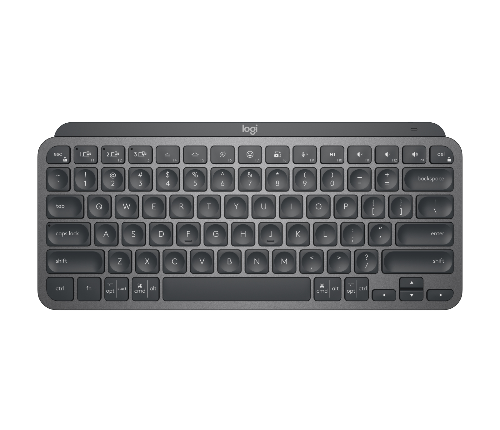 Graphite Keyboard Logitech 920-010613 keyboard Office RF Wireless + Bluetooth QWERTY ...