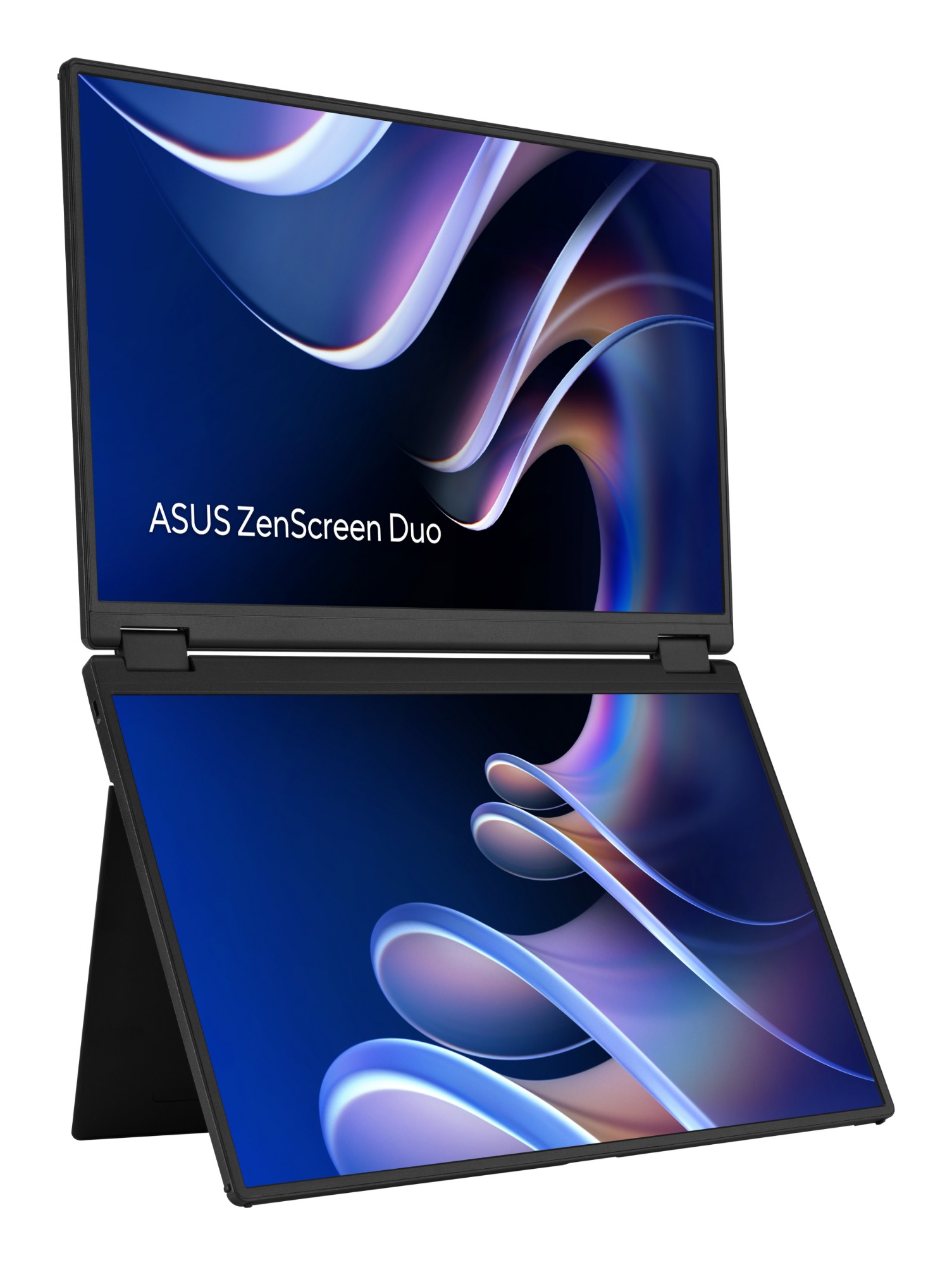 ASUS ZenScreen Duo MB14FCD Portable monitor Black 35.6 cm (14") L