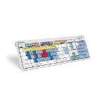 Logickeyboard LKB-CBASE-CWMU-DE keyboard Office USB QWERTZ German Multicolour