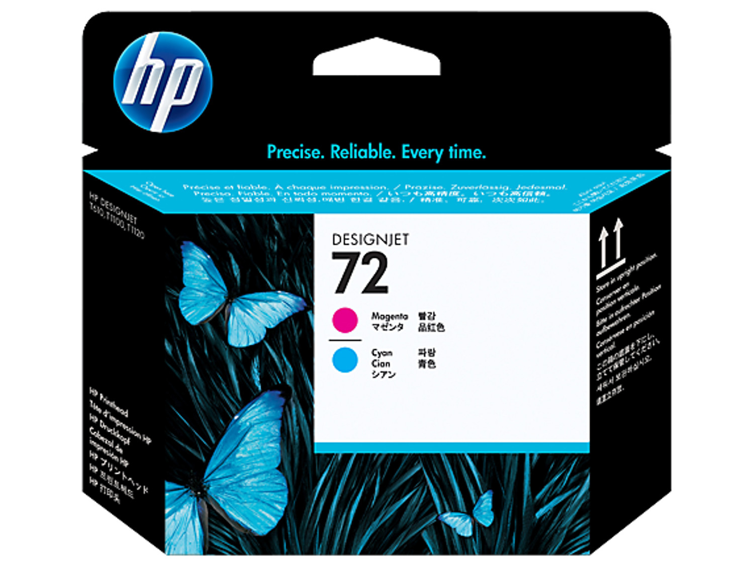 HP C9383A/72 Printhead magenta + cyan for HP DesignJet T 1100/1200/130