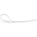 StarTech.com 4"(10cm) Cable Ties - 1/16"(2mm) wide, 7/8"(22mm) Bundle Diameter, 18lb(8kg) Tensile Strength, Nylon Self Locking Zip Ties with Curved Tip - 94V-2/UL Listed, 100 Pack - White