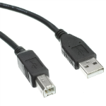 Axiom 10ft USB2.0-A/USB2.0-B USB cable 118.1" (3 m) USB A USB B Black