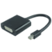 Microconnect MDPDVI3B video cable adapter 0.15 m Mini DisplayPort DVI-I Black