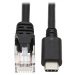 Tripp Lite U209-006-RJ45XC cable gender changer RJ-45 USB Type-C Black