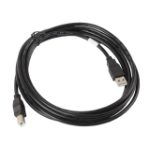 Lanberg CA-USBA-10CC-0030-BK USB cable USB 2.0 3 m USB B Black