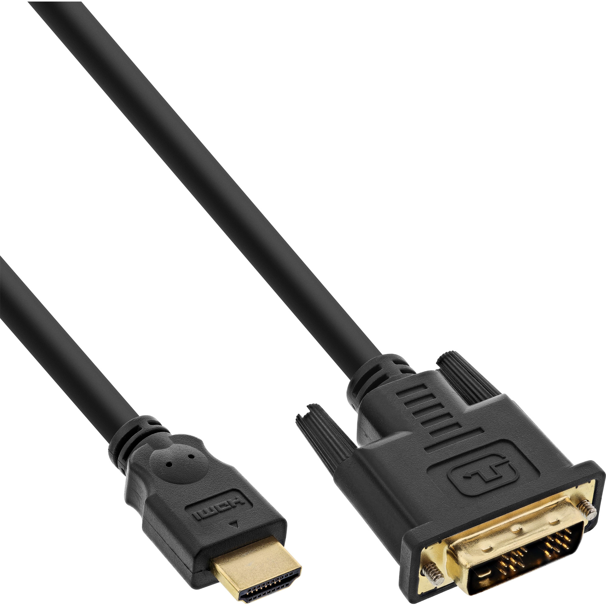 Image of InLine HDMI to DVI Cable male / 18+1 male gold plated 1.5m