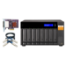 QNAP TL-D800S storage drive enclosure HDD/SSD enclosure Black, Grey 2.5/3.5"