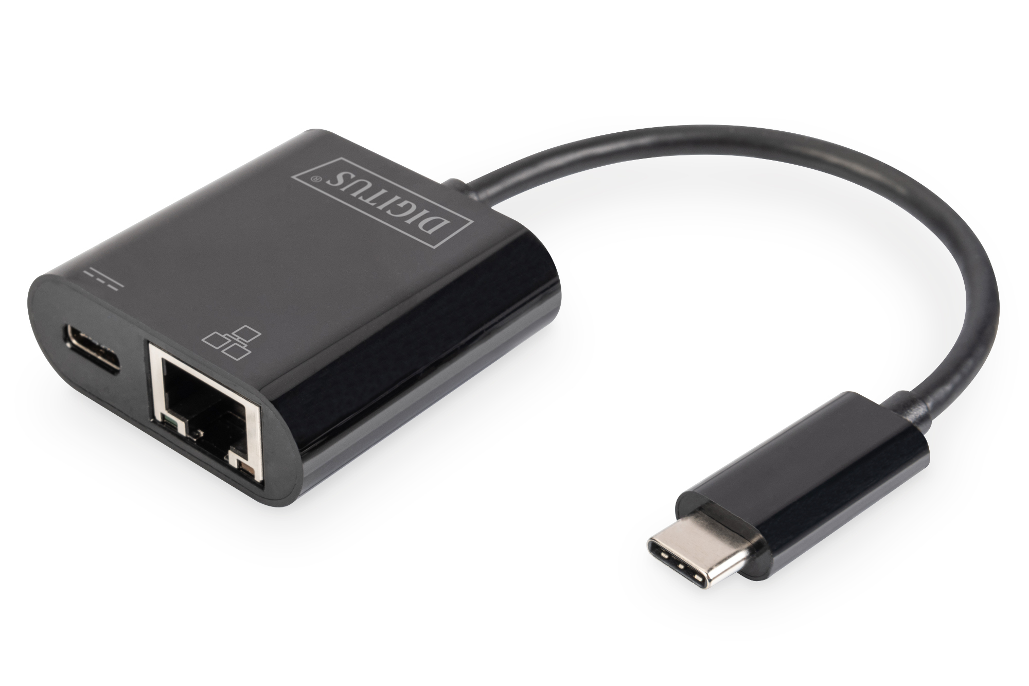 Image of Digitus USB Type-C Gigabit Ethernet adapter with Power Delivery...