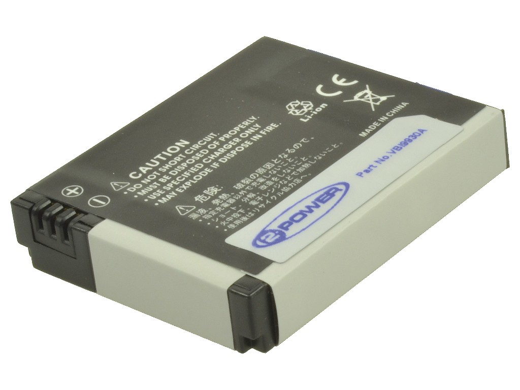 2-Power Camera Battery 3.7V 1000mAh