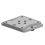 Ergonomic Solutions SpacePole TabPrint Curve -