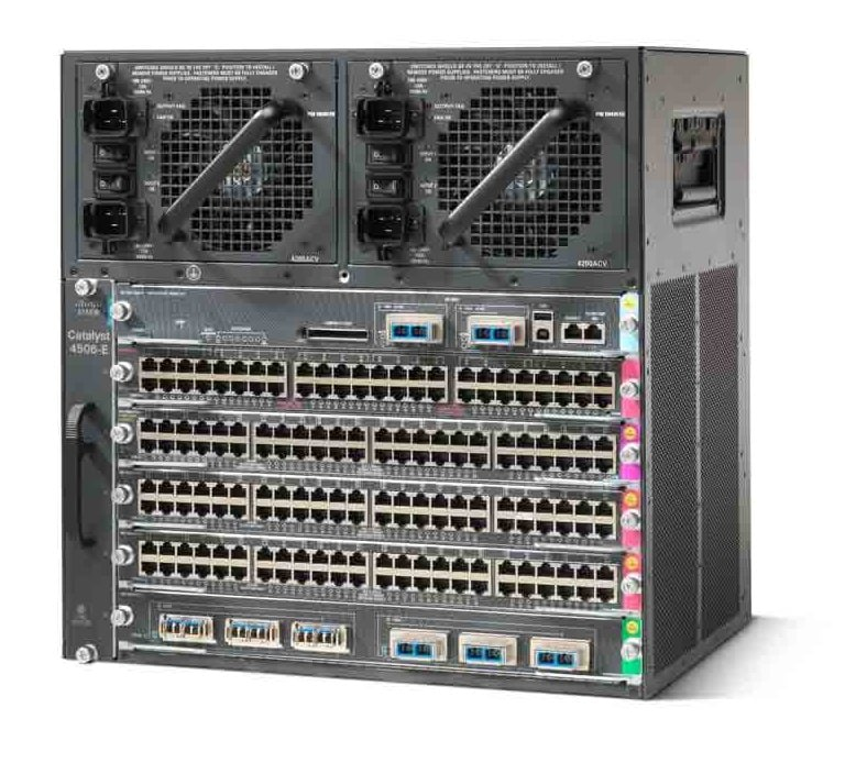 Cisco WS-C4506E-S7L+96V+ 64-Port 10U Network Switch
